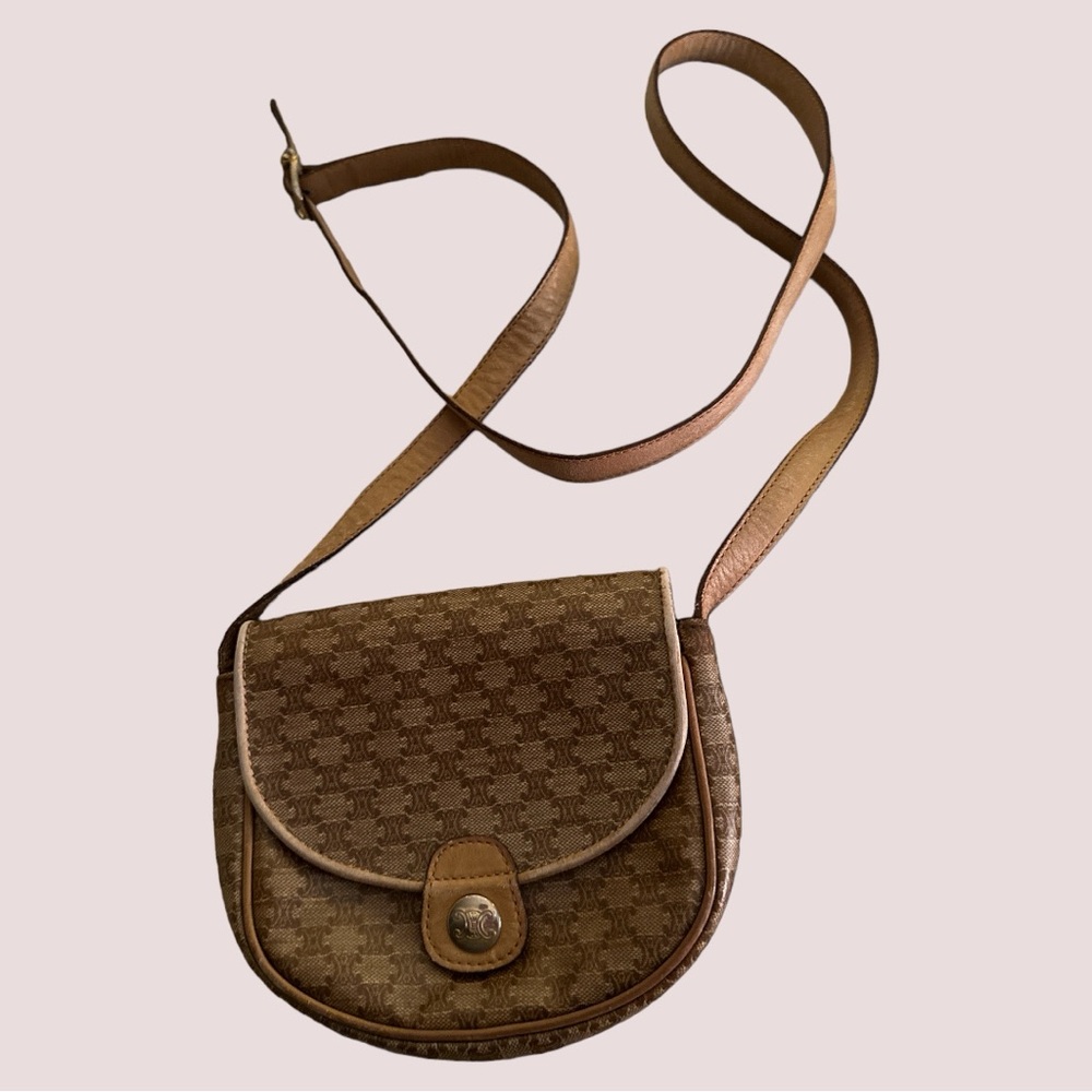 CELINE Monogram Mini Crossbody Bag